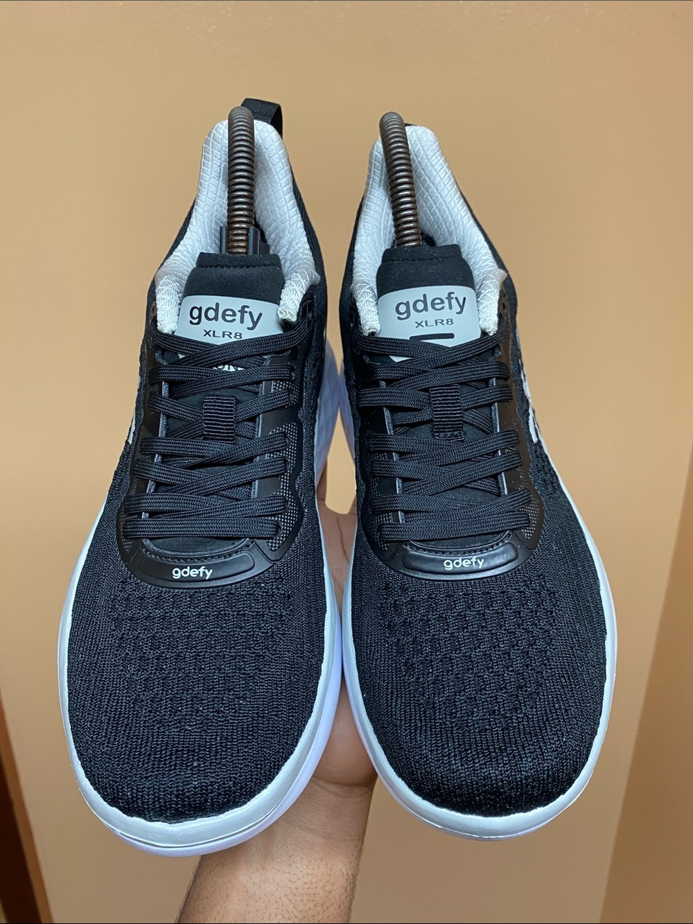 Gravity Defyer G-Defy XLR8 Women’s Running Sneakers “Black White Silver” Size 7 - Picture 12 of 17